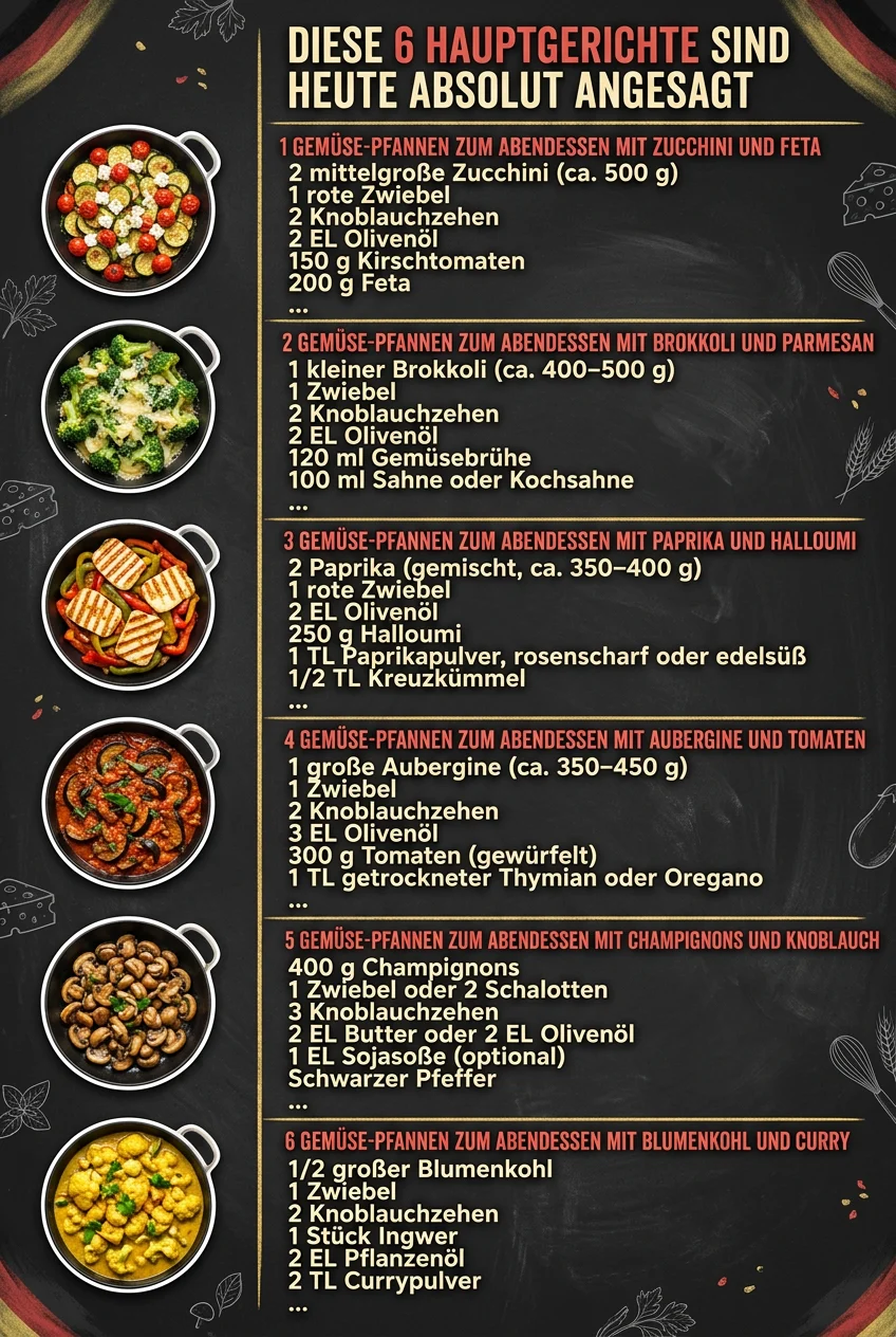 Diese 6 Hauptgerichte sind heute absolut angesagt