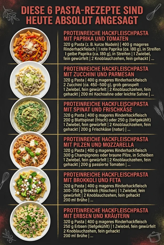 Diese 6 Pasta-Rezepte sind heute absolut angesagt