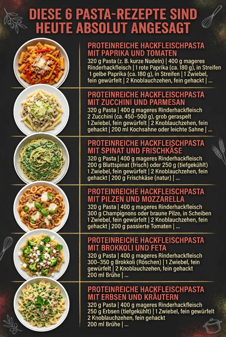 Diese 6 Pasta-Rezepte sind heute absolut angesagt