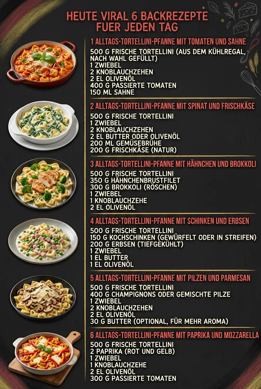 Heute viral 6 Backrezepte fuer jeden Tag