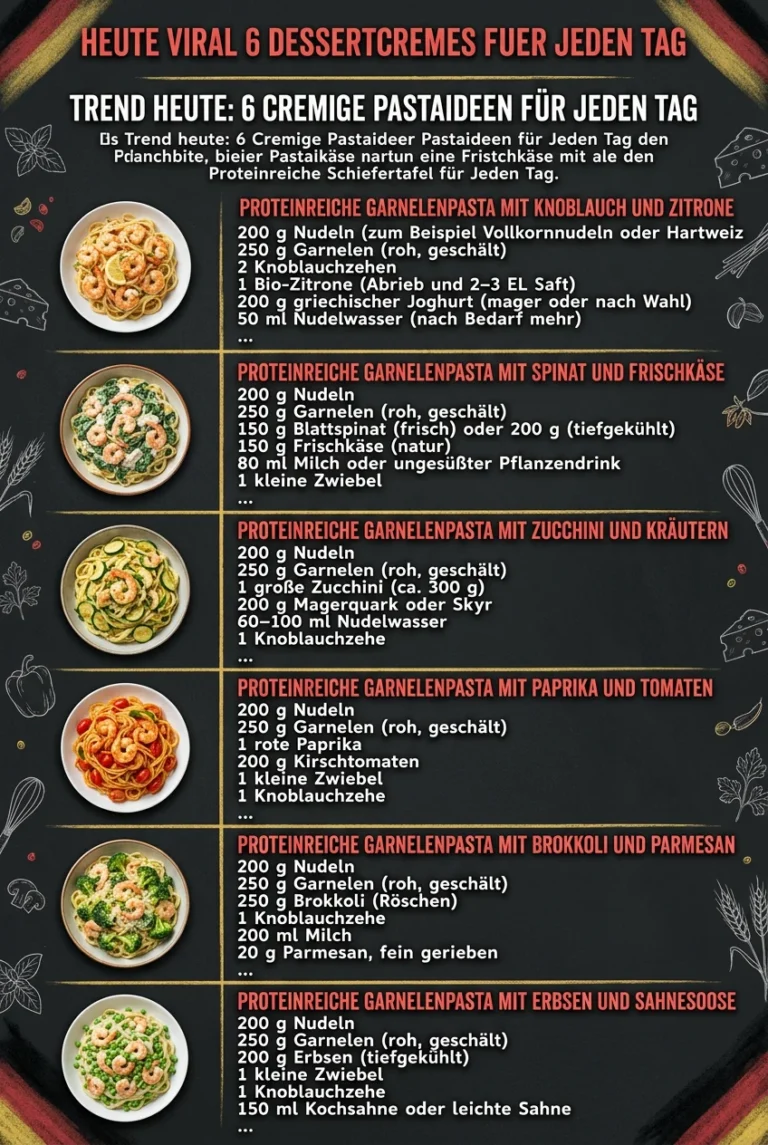 Heute viral 6 Dessertcremes fuer jeden Tag