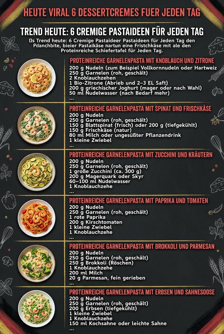 Heute viral 6 Dessertcremes fuer jeden Tag