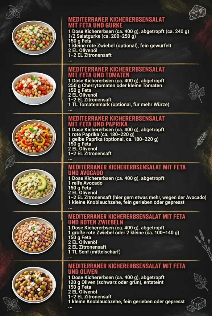 Heute viral 6 Salate fuer jeden Tag