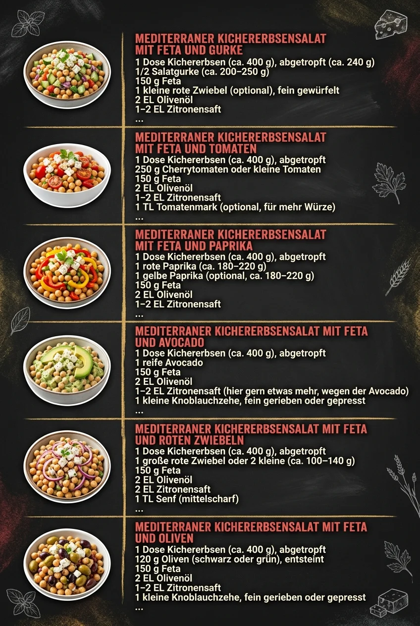 Heute viral 6 Salate fuer jeden Tag