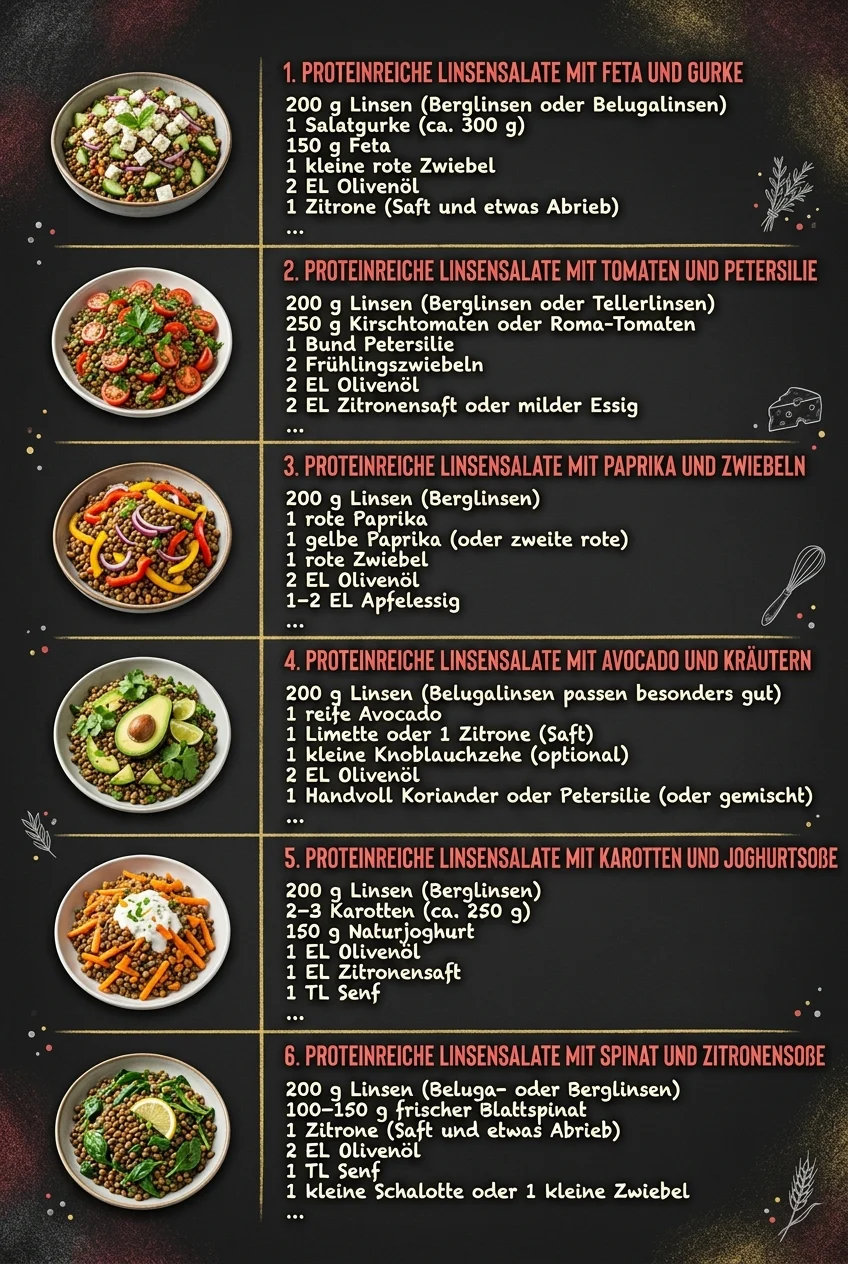 Heute viral 6 Salate fuer jeden Tag