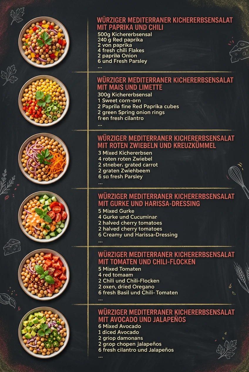 Heute viral 6 Salate fuer jeden Tag