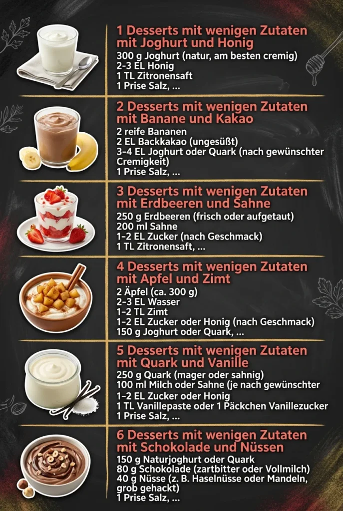 Desserts & Süßes