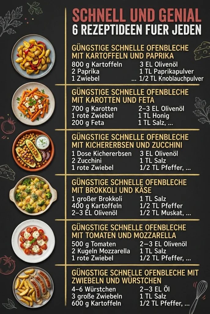 Schnell und genial 6 Rezeptideen fuer jeden