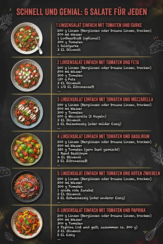 Schnell und genial 6 Salate fuer jeden