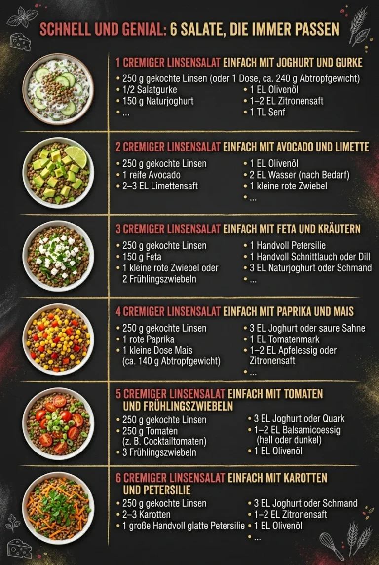 Schnell und genial 6 Salate fuer jeden