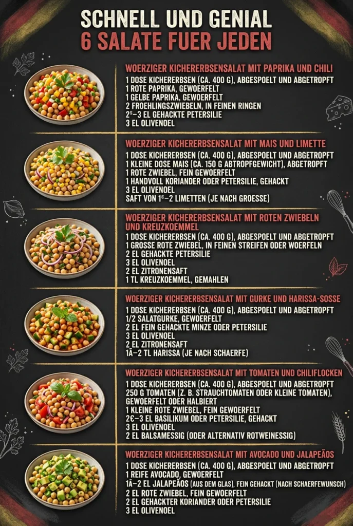Schnell und genial 6 Salate fuer jeden