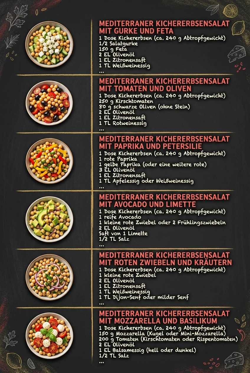 Schnell und genial 6 Salate fuer jeden