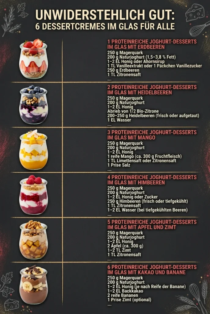 Unwiderstehlich gut 6 Dessertcremes fuer alle