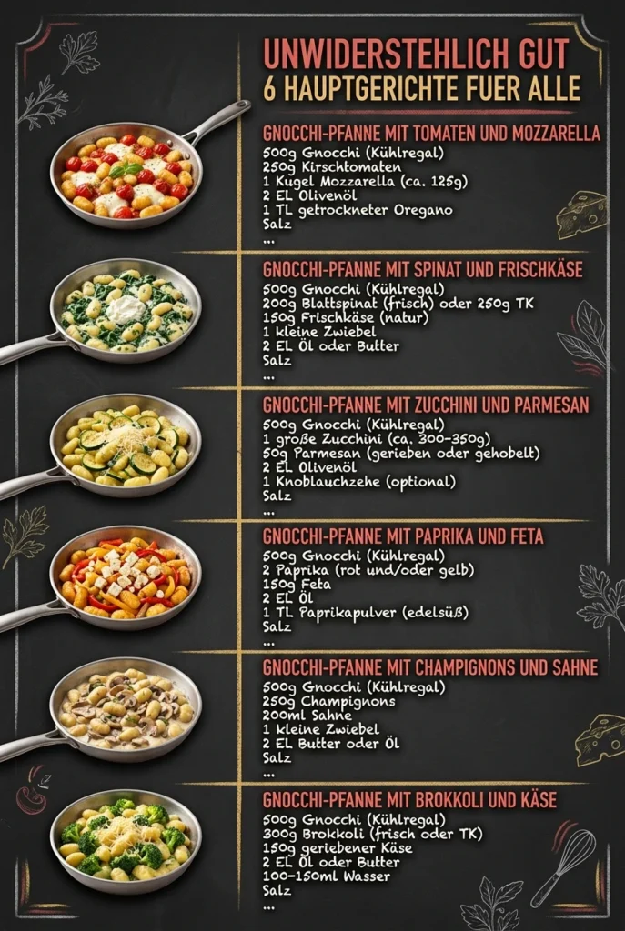 Unwiderstehlich gut 6 Hauptgerichte fuer alle