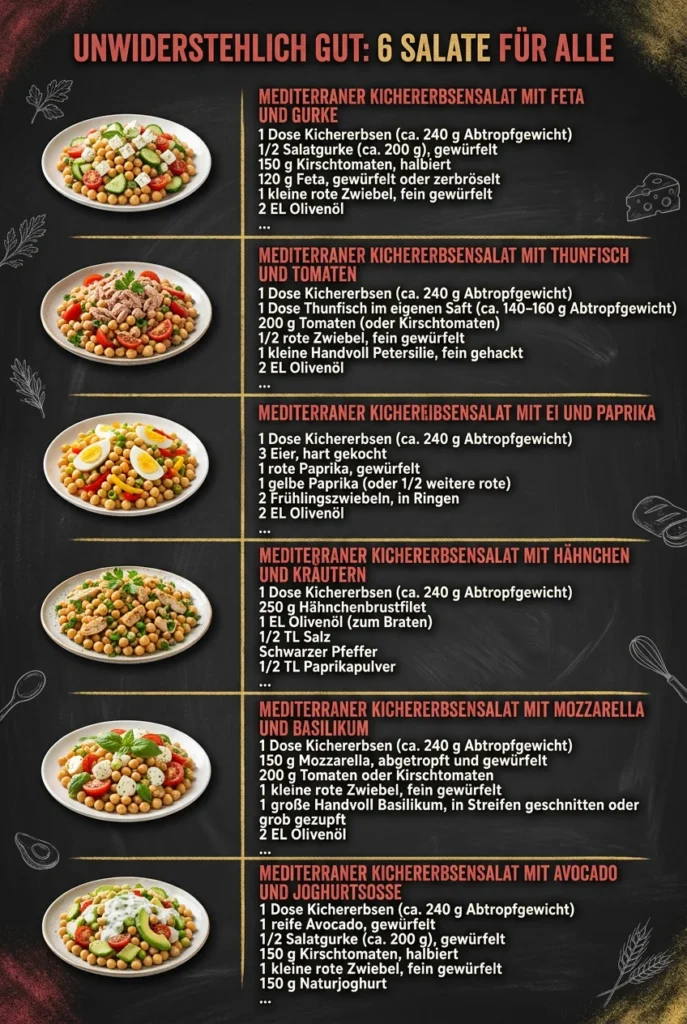 Unwiderstehlich gut 6 Salate fuer alle
