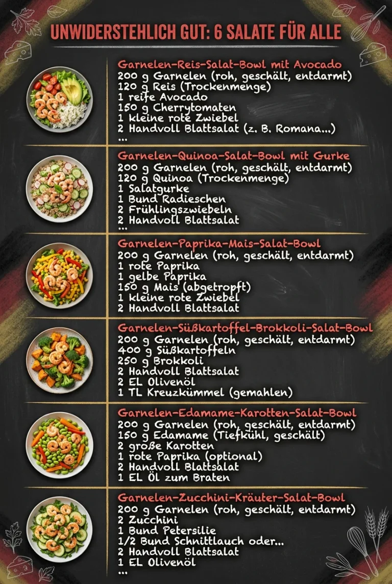Unwiderstehlich gut 6 Salate fuer alle
