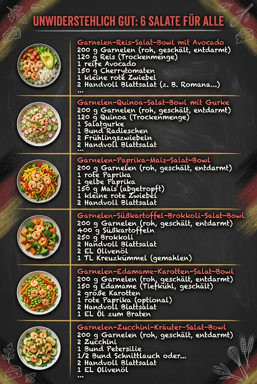 Unwiderstehlich gut 6 Salate fuer alle