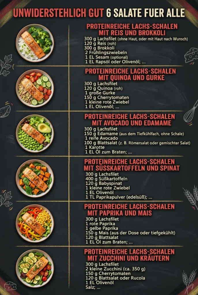 Unwiderstehlich gut 6 Salate fuer alle