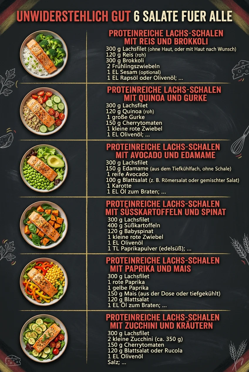 Unwiderstehlich gut 6 Salate fuer alle